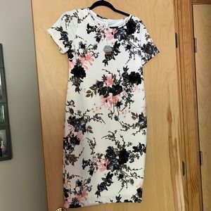 Pink blush maternity dress never worn